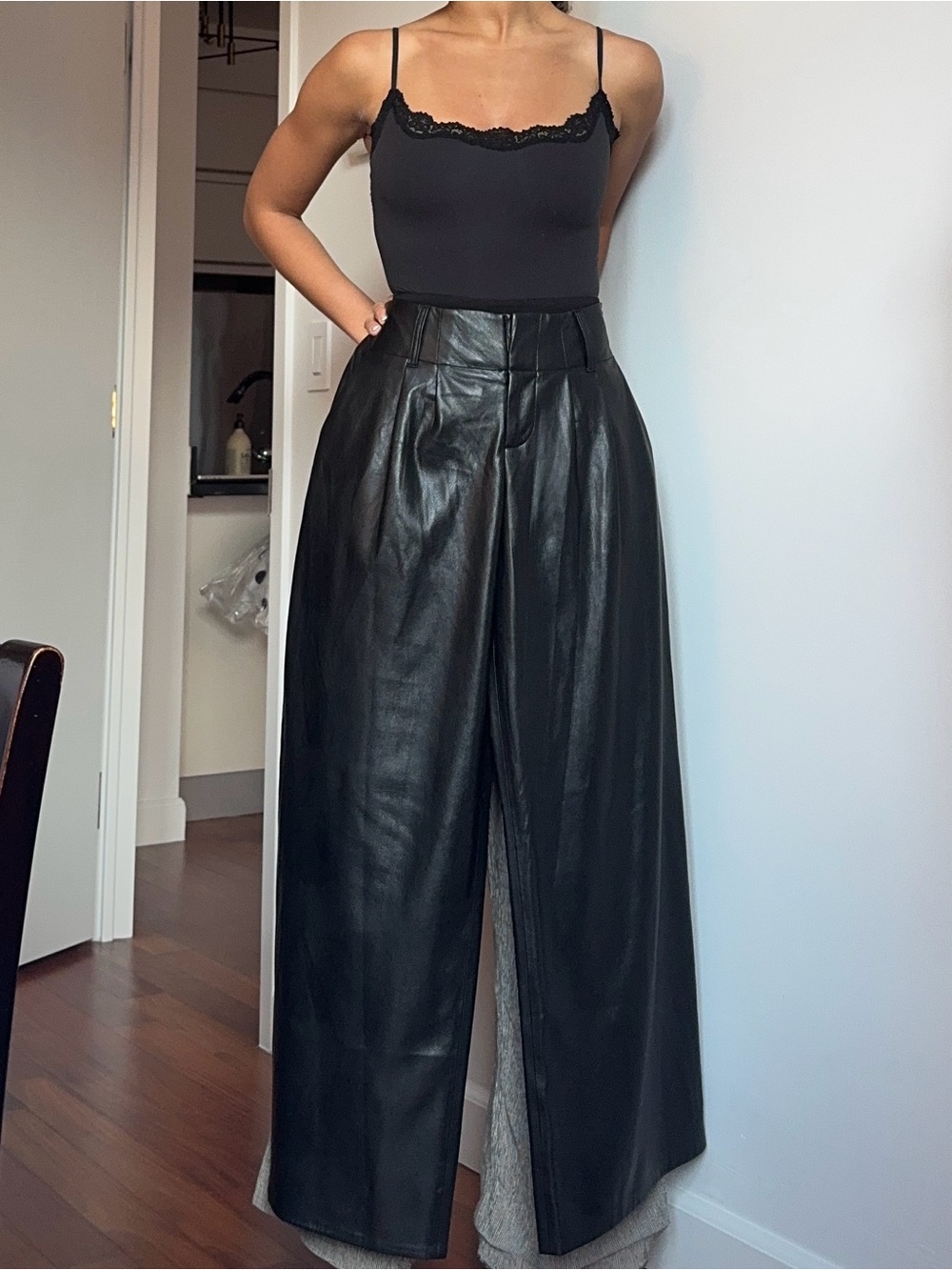 Alice + Olivia Black Classic Label Trousers